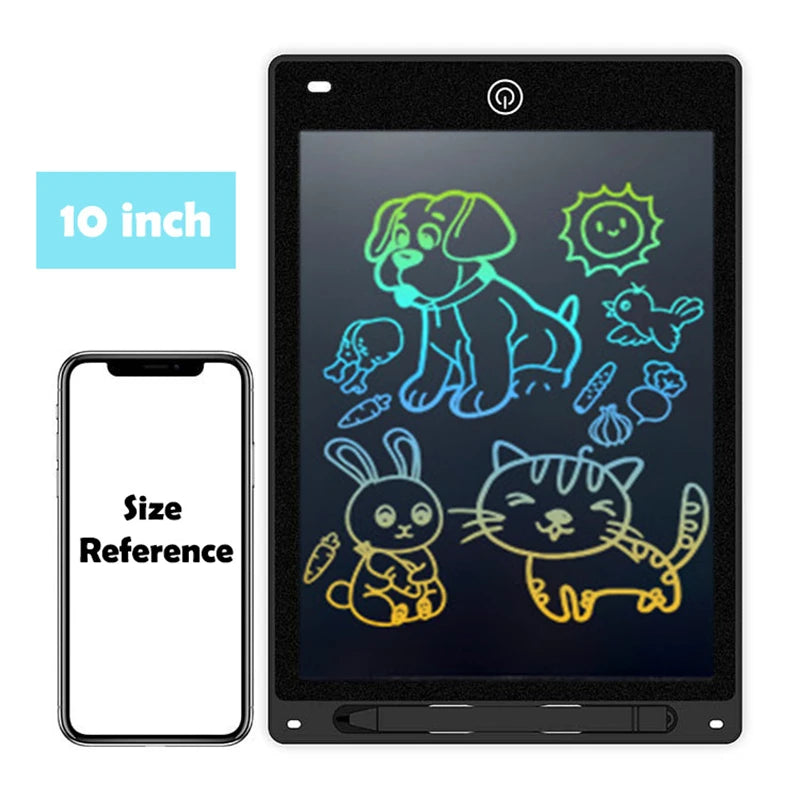 Lousa LED Infantil™ - Tablet Mágico de Desenho e Escrita LCD 8.5” | Brinquedo Educativo