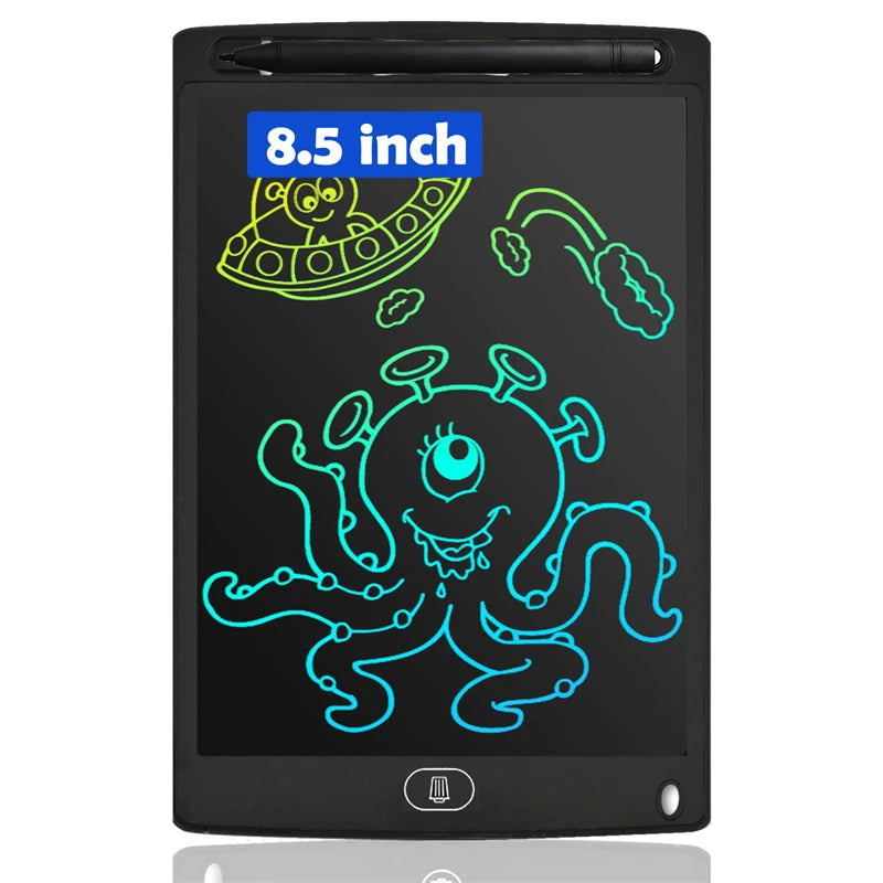 Lousa LED Infantil™ - Tablet Mágico de Desenho e Escrita LCD 8.5” | Brinquedo Educativo