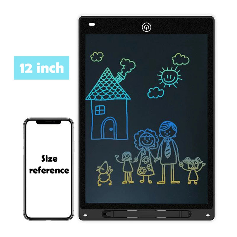 Lousa LED Infantil™ - Tablet Mágico de Desenho e Escrita LCD 8.5” | Brinquedo Educativo