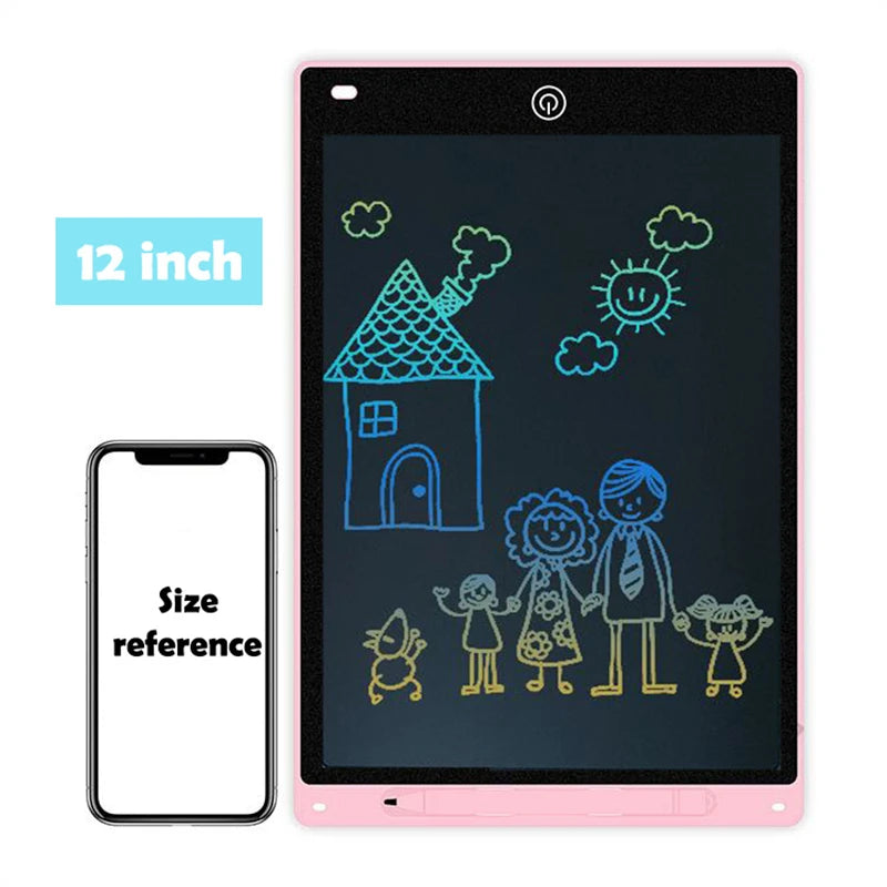 Lousa LED Infantil™ - Tablet Mágico de Desenho e Escrita LCD 8.5” | Brinquedo Educativo