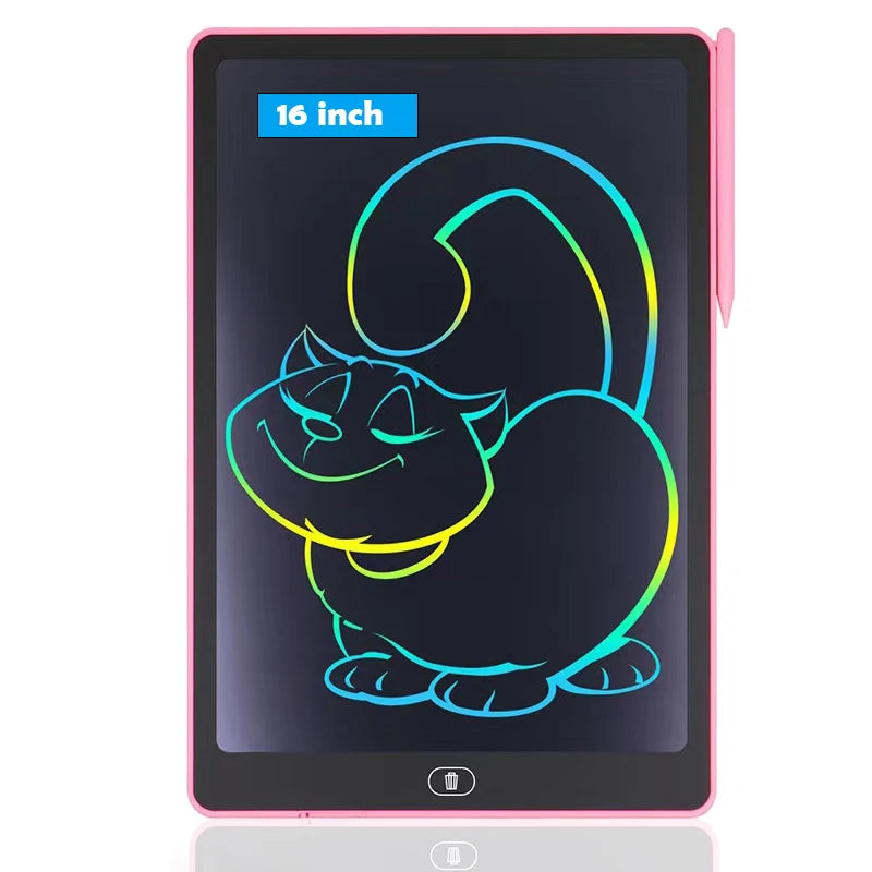 Lousa LED Infantil™ - Tablet Mágico de Desenho e Escrita LCD 8.5” | Brinquedo Educativo