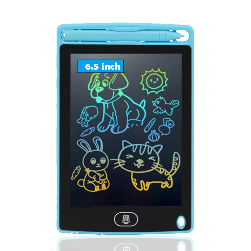 Lousa LED Infantil™ - Tablet Mágico de Desenho e Escrita LCD 8.5” | Brinquedo Educativo