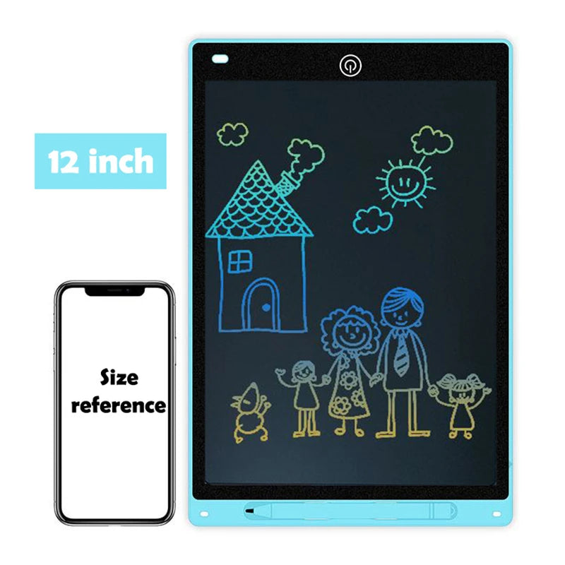 Lousa LED Infantil™ - Tablet Mágico de Desenho e Escrita LCD 8.5” | Brinquedo Educativo