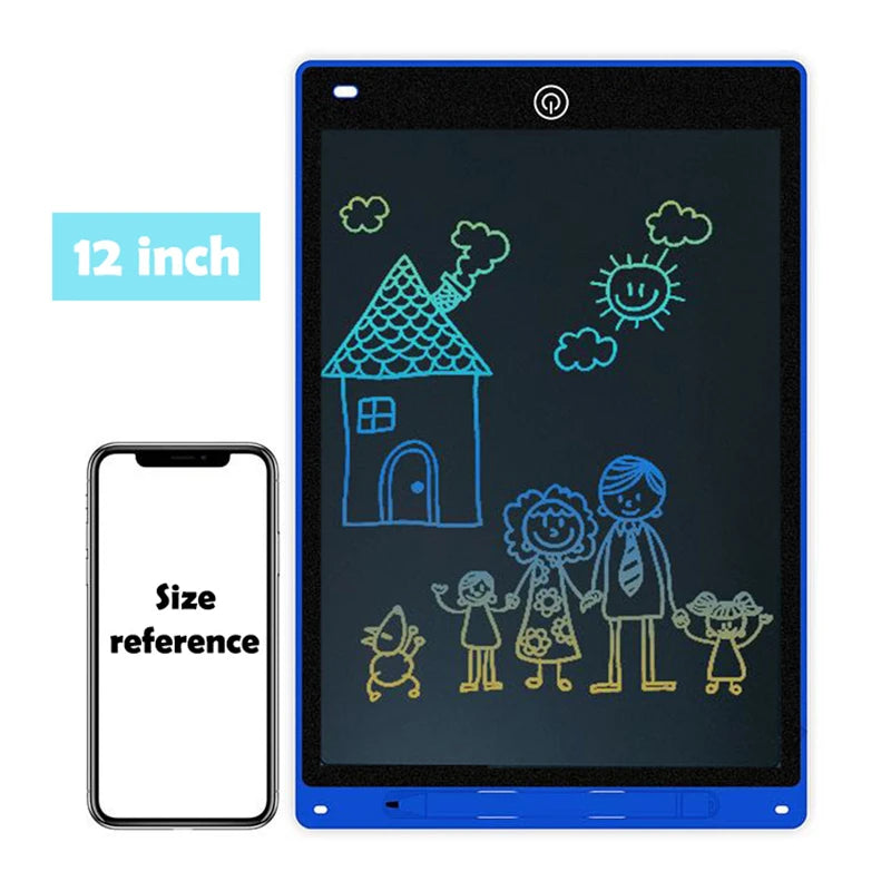 Lousa LED Infantil™ - Tablet Mágico de Desenho e Escrita LCD 8.5” | Brinquedo Educativo