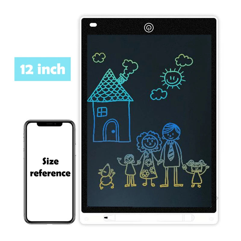 Lousa LED Infantil™ - Tablet Mágico de Desenho e Escrita LCD 8.5” | Brinquedo Educativo