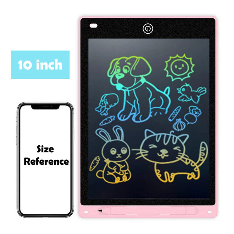 Lousa LED Infantil™ - Tablet Mágico de Desenho e Escrita LCD 8.5” | Brinquedo Educativo