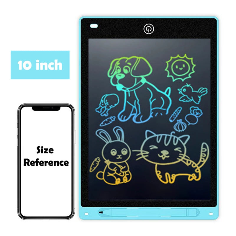 Lousa LED Infantil™ - Tablet Mágico de Desenho e Escrita LCD 8.5” | Brinquedo Educativo