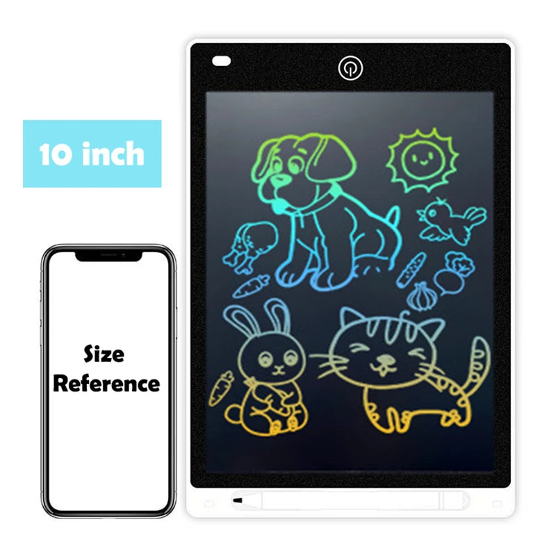 Lousa LED Infantil™ - Tablet Mágico de Desenho e Escrita LCD 8.5” | Brinquedo Educativo