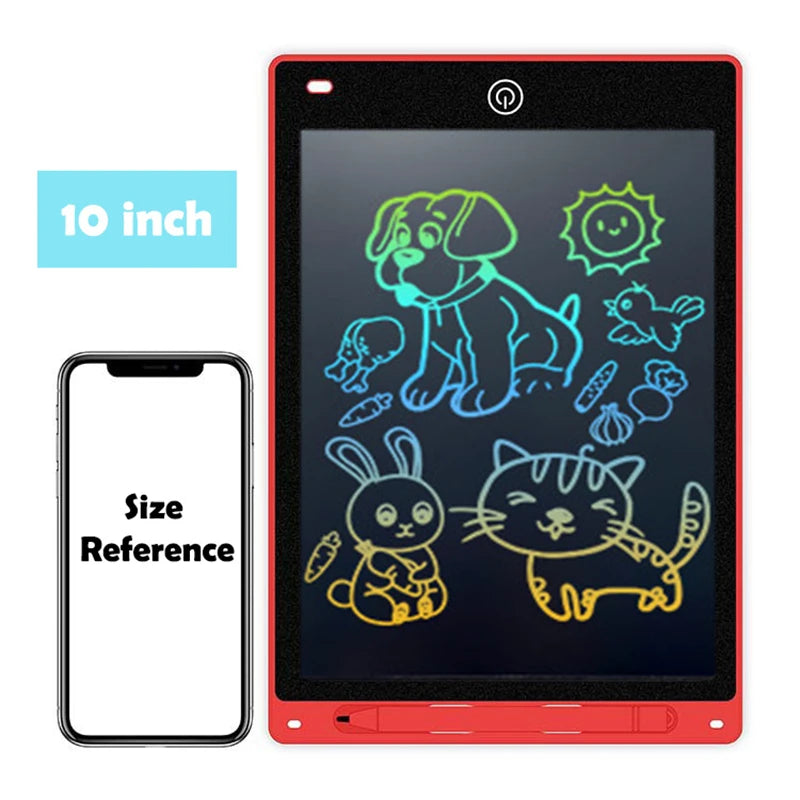 Lousa LED Infantil™ - Tablet Mágico de Desenho e Escrita LCD 8.5” | Brinquedo Educativo